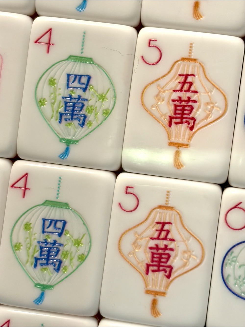 Lavender Mahjong Tiles πποΈπ©΅ and Tile Bag - Picture 8 of 10